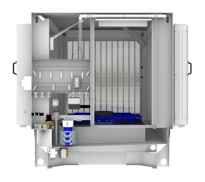 Kühlt nach dem Prinzip der adiabatischen Verdunstungm CoolStream S